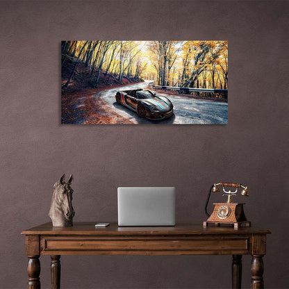 Canvas Wall Art Print Car Porsche 918 Spyder