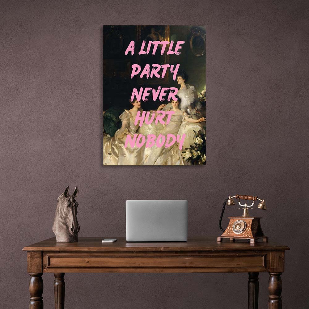 Canvas Wall Art Print The Wyndham Sisters. Little Party Never Hurt Nobody