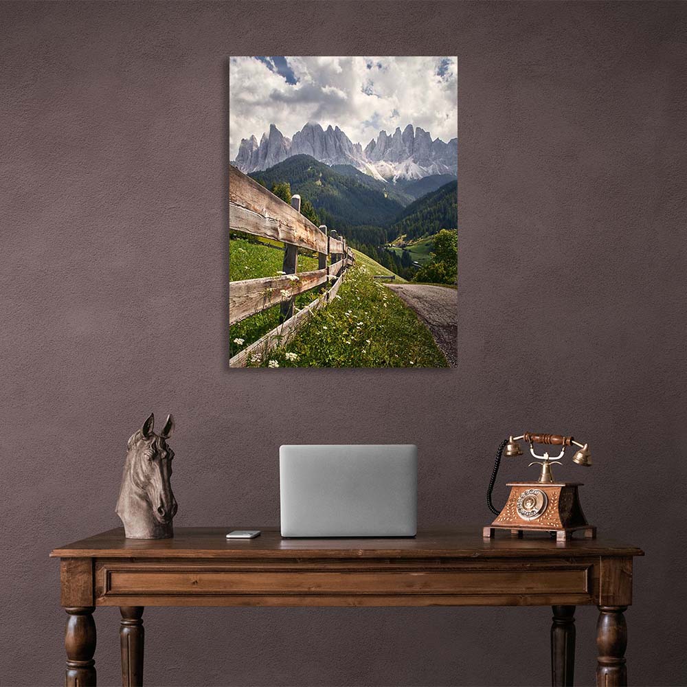 Canvas Wall Art Print Dolomite Alps