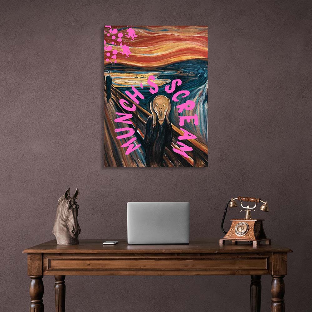 Canvas Wall Art Print Munch's Scream