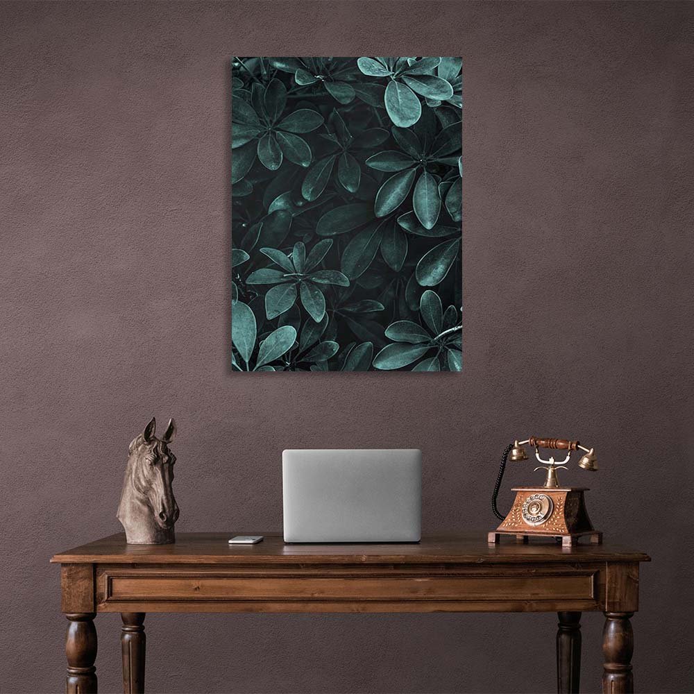 Canvas Wall Art Print Schefflera bush