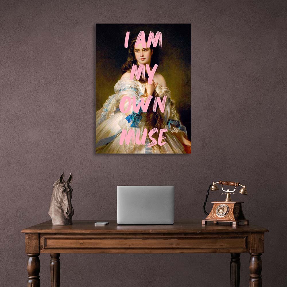 Canvas Wall Art Print Portrait of Rimskaya-Korsakova. I am my own muse