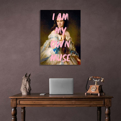 Canvas Wall Art Print Portrait of Rimskaya-Korsakova. I am my own muse