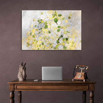 Canvas Wall Art Print Watercolor bouquet of wildflowers