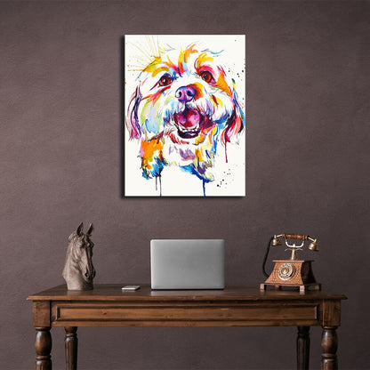 Border Collie Canvas Wall Art Print