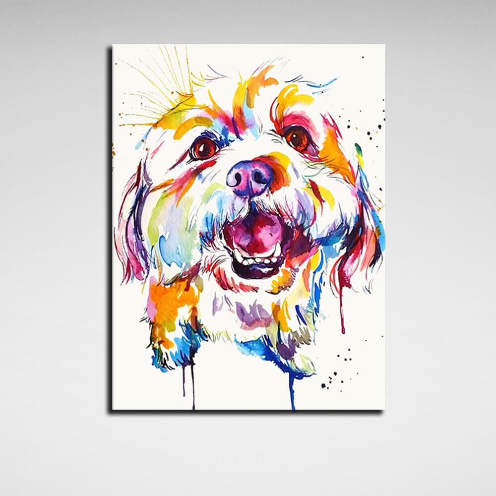 Border Collie Canvas Wall Art Print