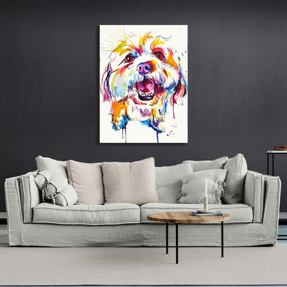 Border Collie Canvas Wall Art Print