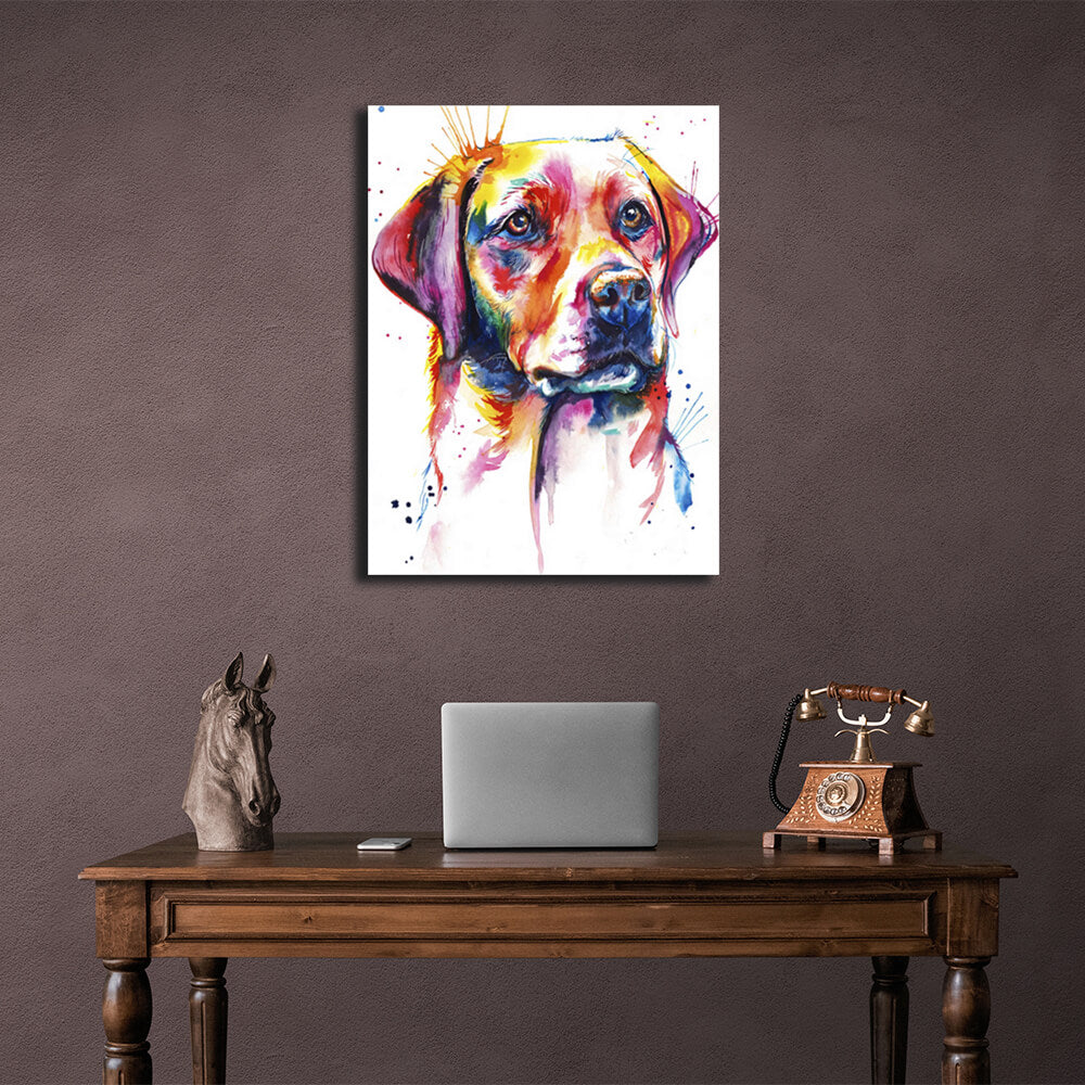 Labrador Canvas Wall Art Print