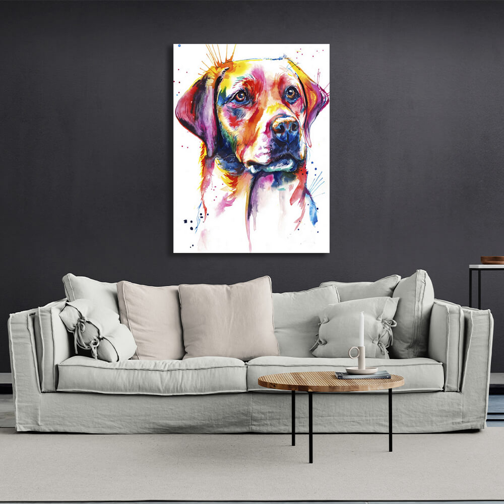 Labrador Canvas Wall Art Print