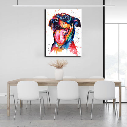 Rottweiler Canvas Wall Art Print