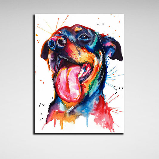 Rottweiler Canvas Wall Art Print