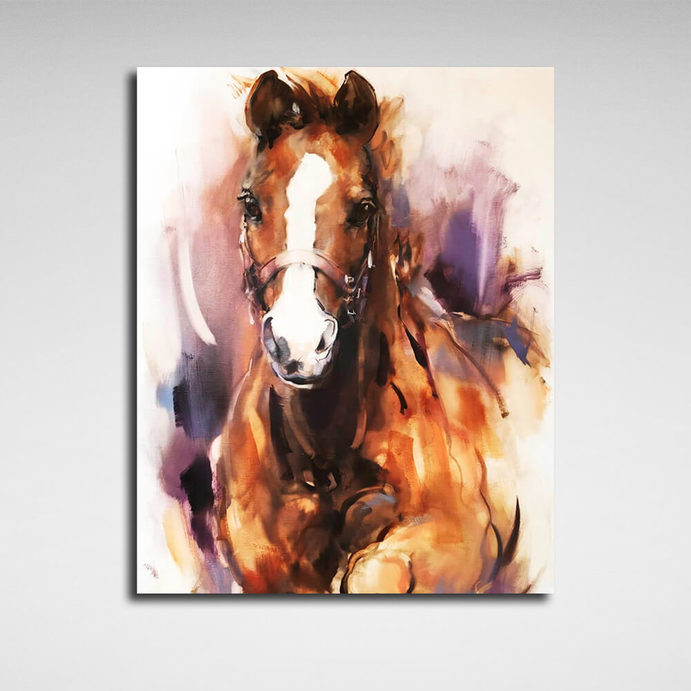 Horse Canvas Wall Art Print