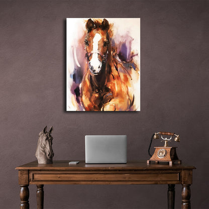 Horse Canvas Wall Art Print