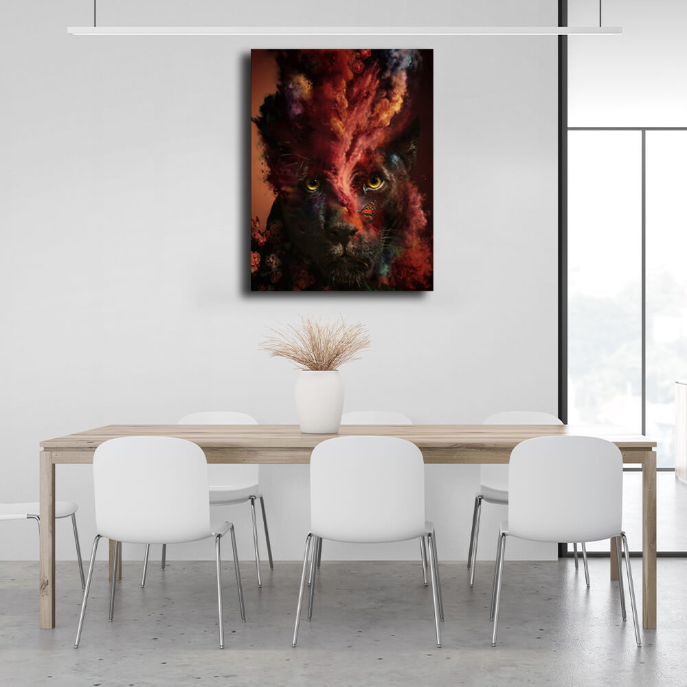 Black Panther Canvas Wall Art Print