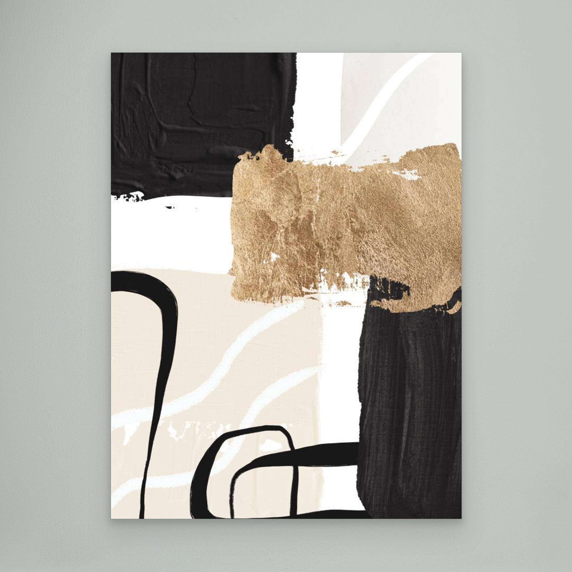 Abstract Black and Gold