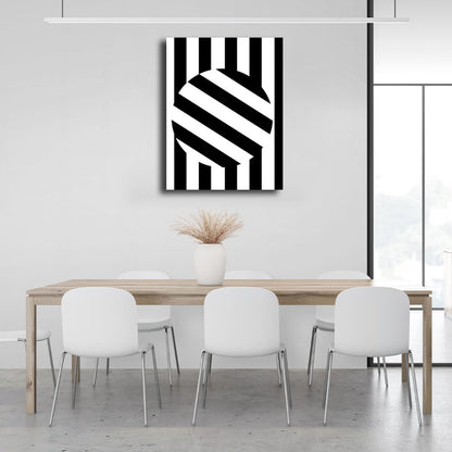 Abstraction Illusionary Canvas Wall Art Print