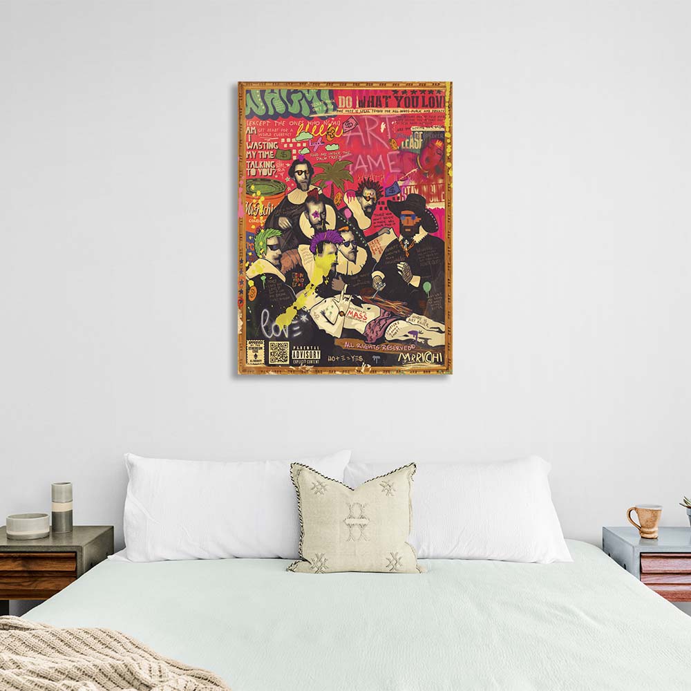 Pop Art Anatomy lesson Canvas Wall Art Print