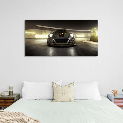 Canvas Wall Art Print Car Porsche 911 Turbo S