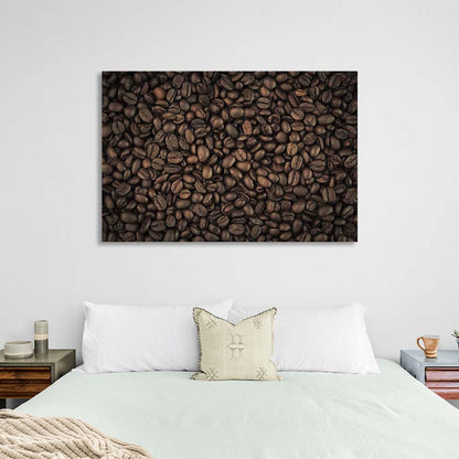 Canvas Wall Art Print For Kitchen Coffee Beans