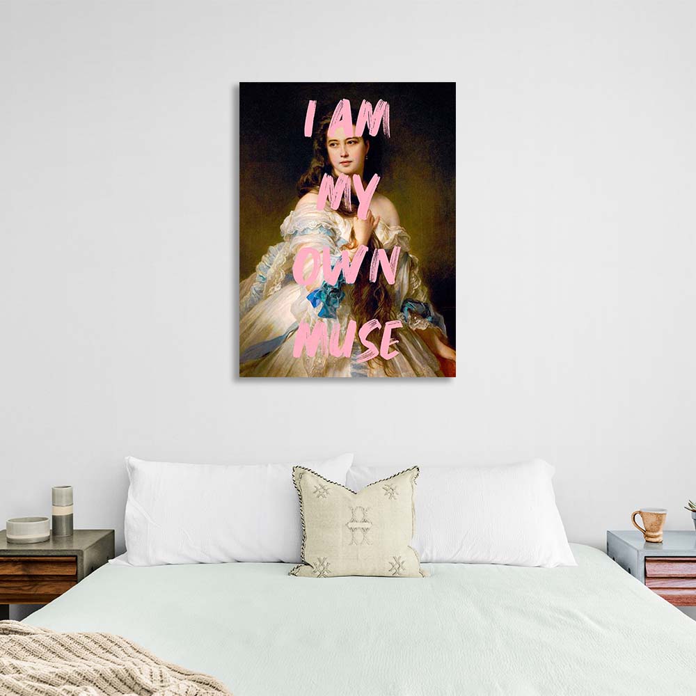 Canvas Wall Art Print Portrait of Rimskaya-Korsakova. I am my own muse