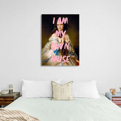 Canvas Wall Art Print Portrait of Rimskaya-Korsakova. I am my own muse