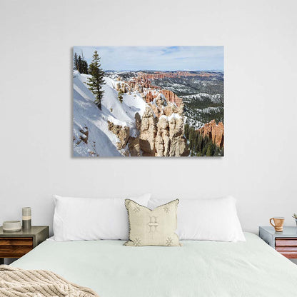 Canvas Wall Art Print Winter Bryce Canyon