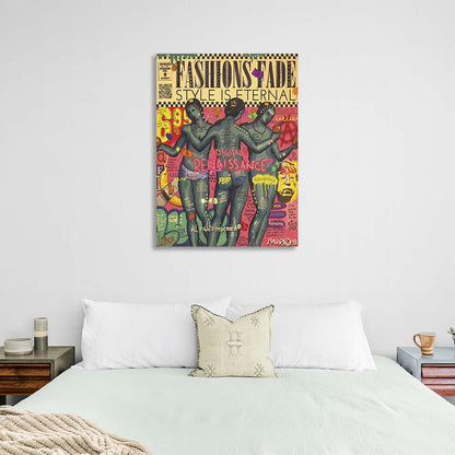 Pop Art The Three Graces Canvas Wall Art Print