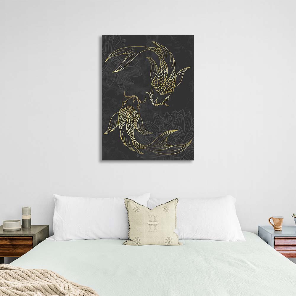 Canvas Wall Art Print Zodiac sign Pisces