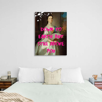 Canvas Wall Art Print Down to earth, but still above you