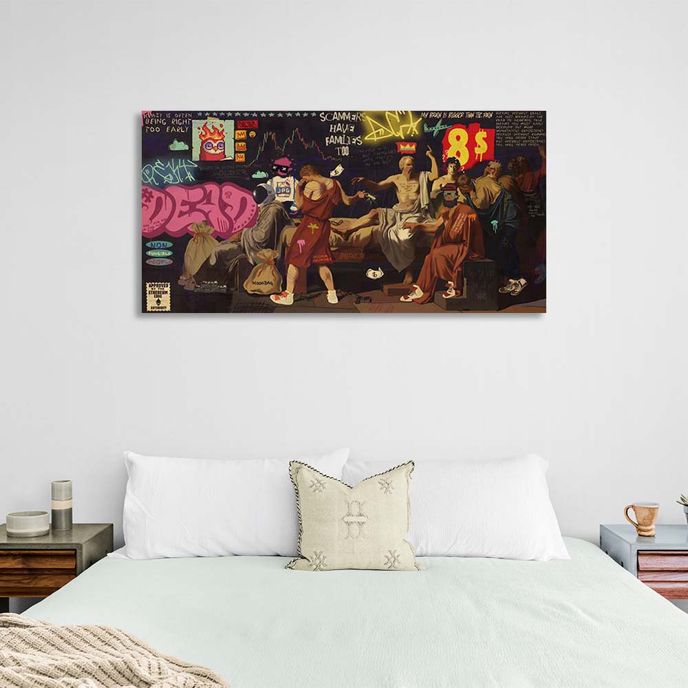 Canvas Wall Art Print Only Degens Left Alive