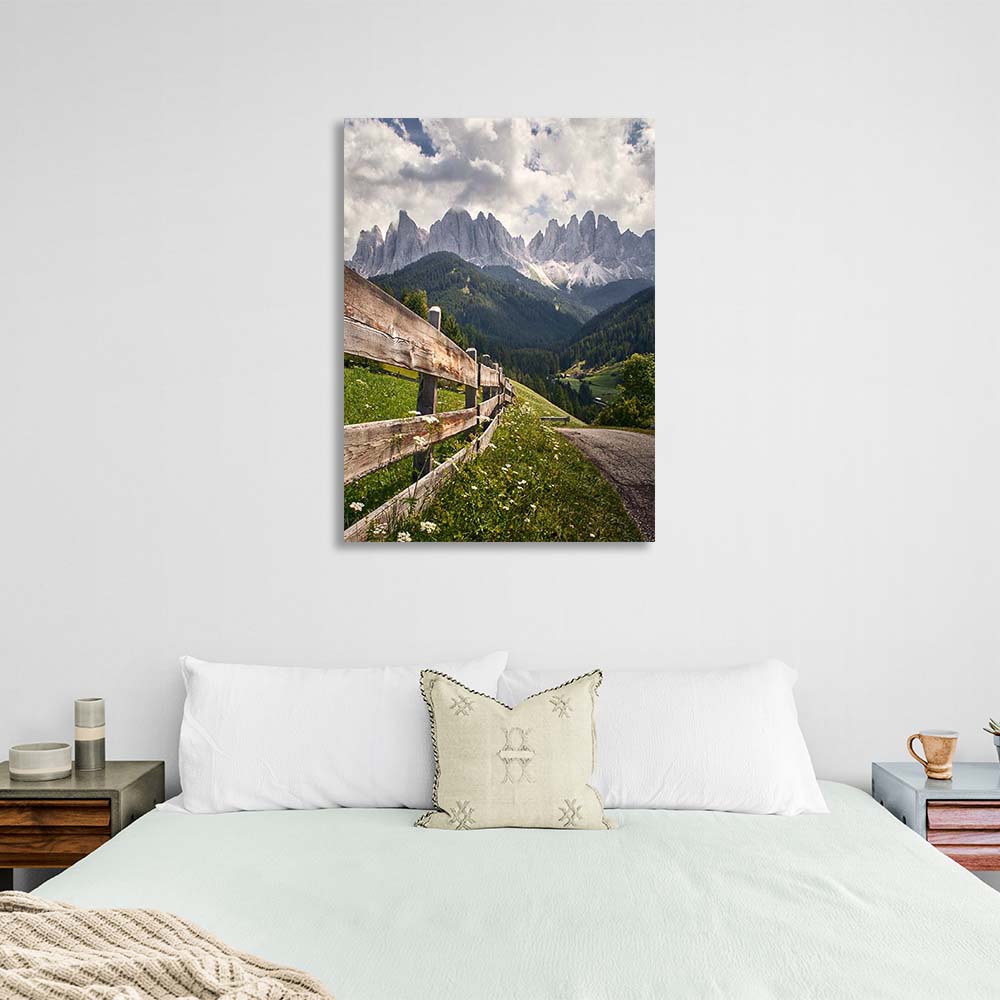 Canvas Wall Art Print Dolomite Alps