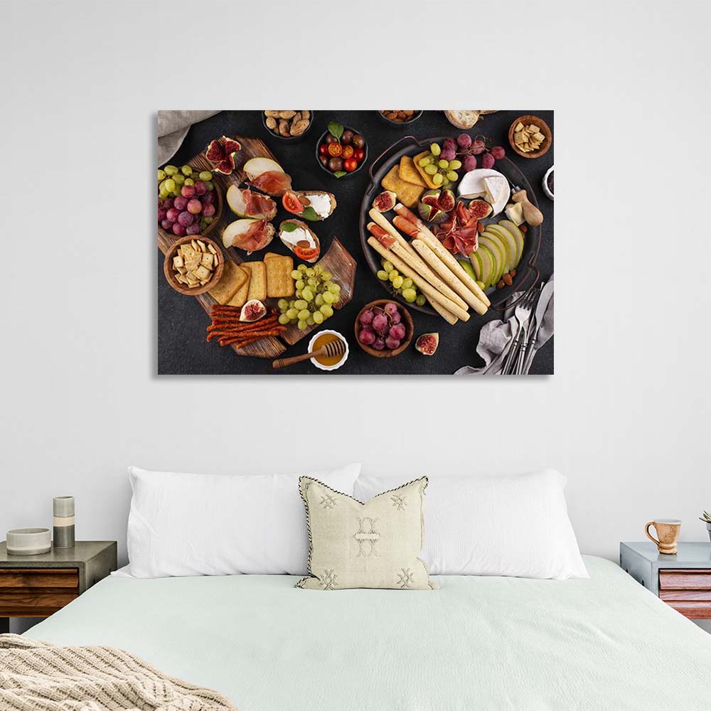 Canvas Wall Art Print For Kitchen Party Snacks 2