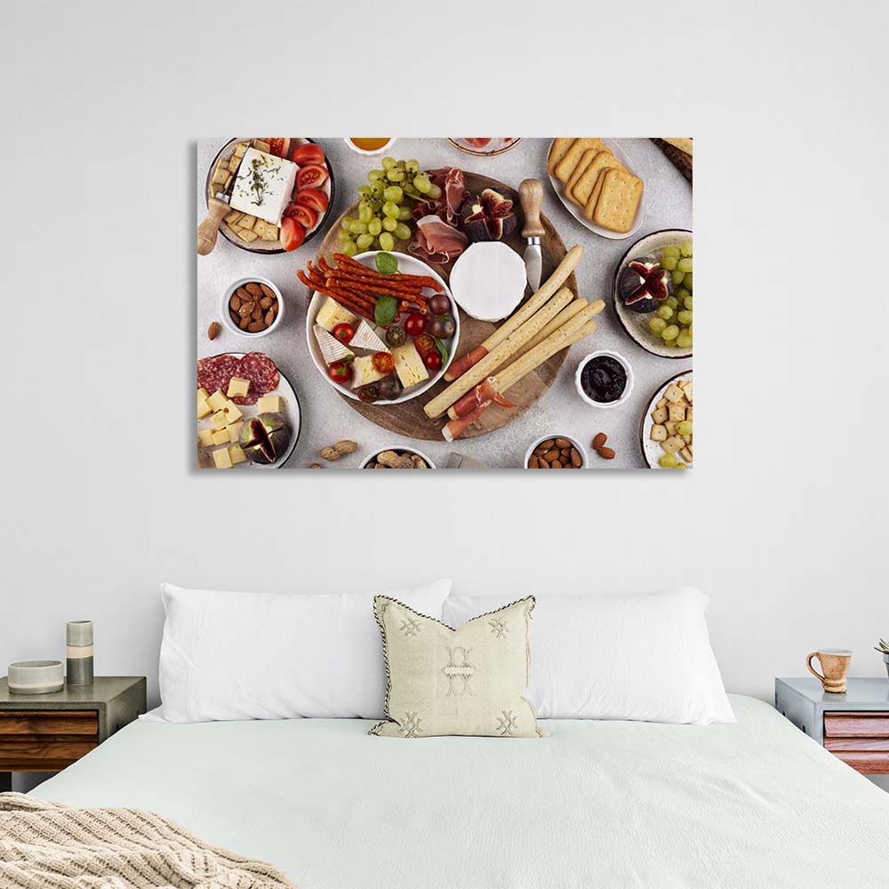 Canvas Wall Art Print For Kitchen Party Snacks 4