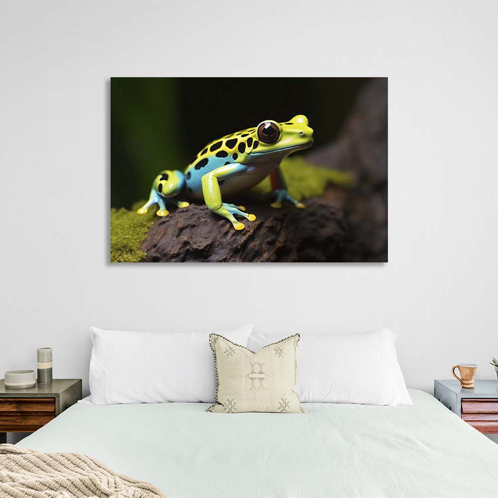 Canvas Wall Art Print Tropical frog