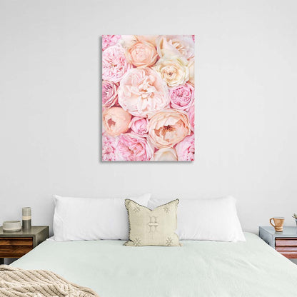 Canvas Wall Art Print Pink peonies