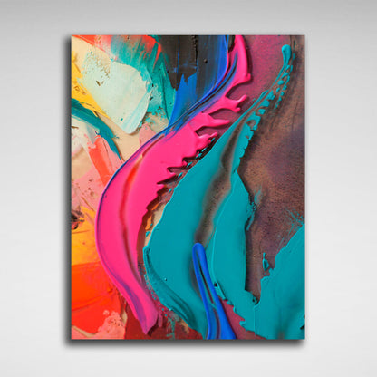 Abstraction Textured abstract Canvas Wall Art Print