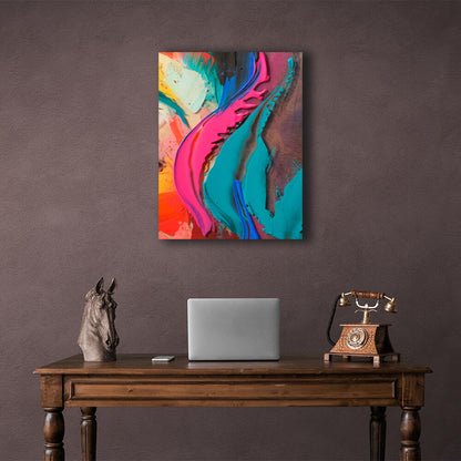 Abstraction Textured abstract Canvas Wall Art Print