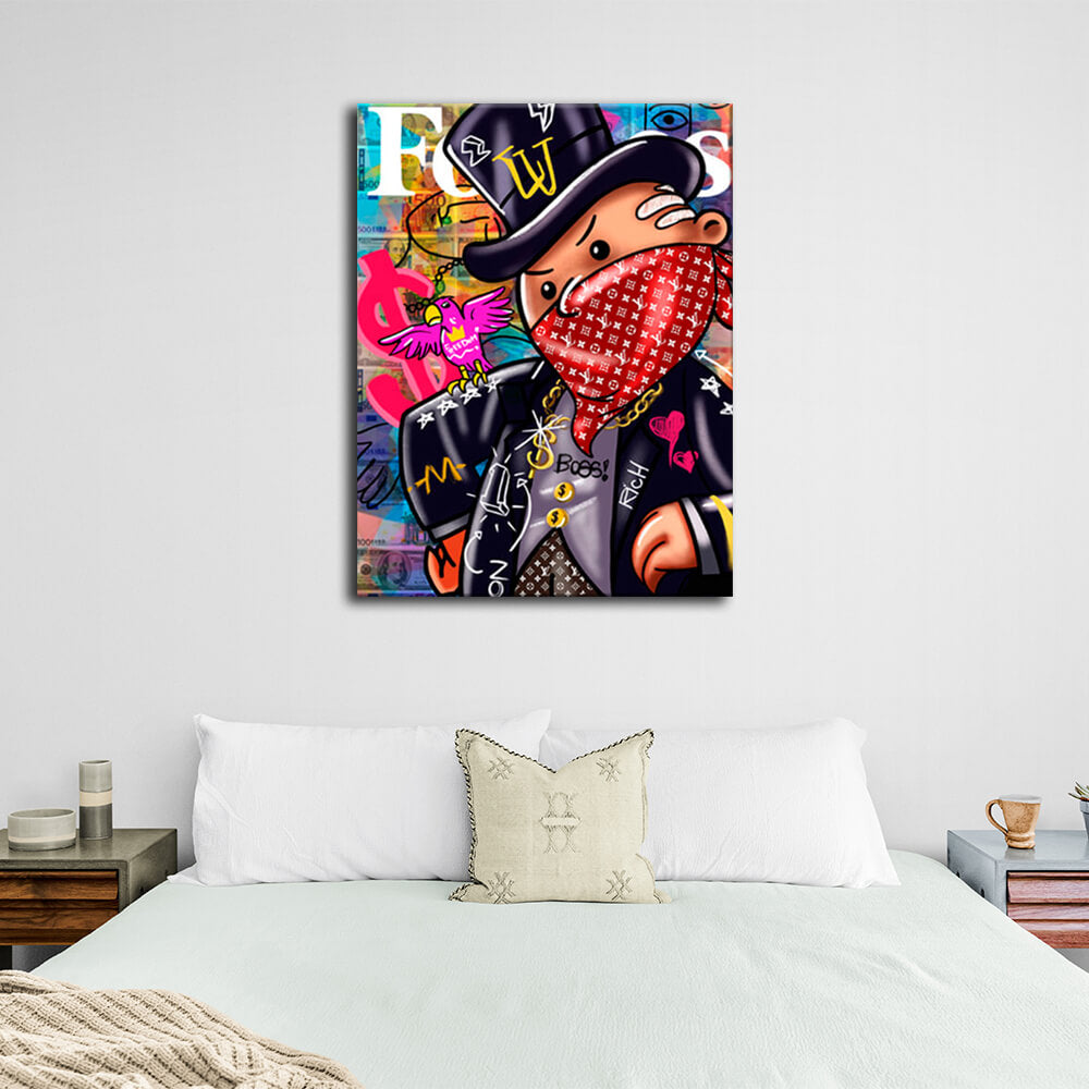 Freedom Monopoly Canvas Wall Art Print