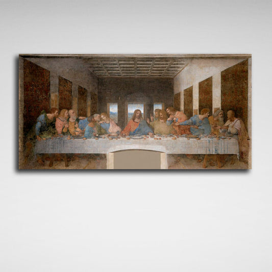 Reproduction Leonardo Da Vinci's Last Supper Reproduction Canvas Wall Art Print