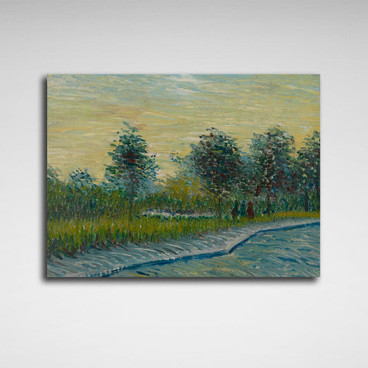 Reproduction Square St. Pierre at sunset Vincent van Goghi Reproduction Canvas Wall Art Print