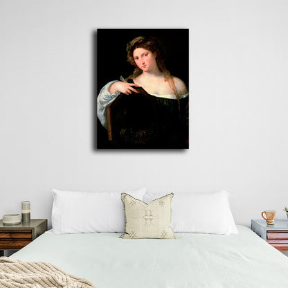 Reproduction The vanity of the mundane (Vanitas) Titian Reproduction Canvas Wall Art Print