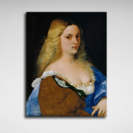 Reproduction Violante by Titian Reproduction Canvas Wall Art Print