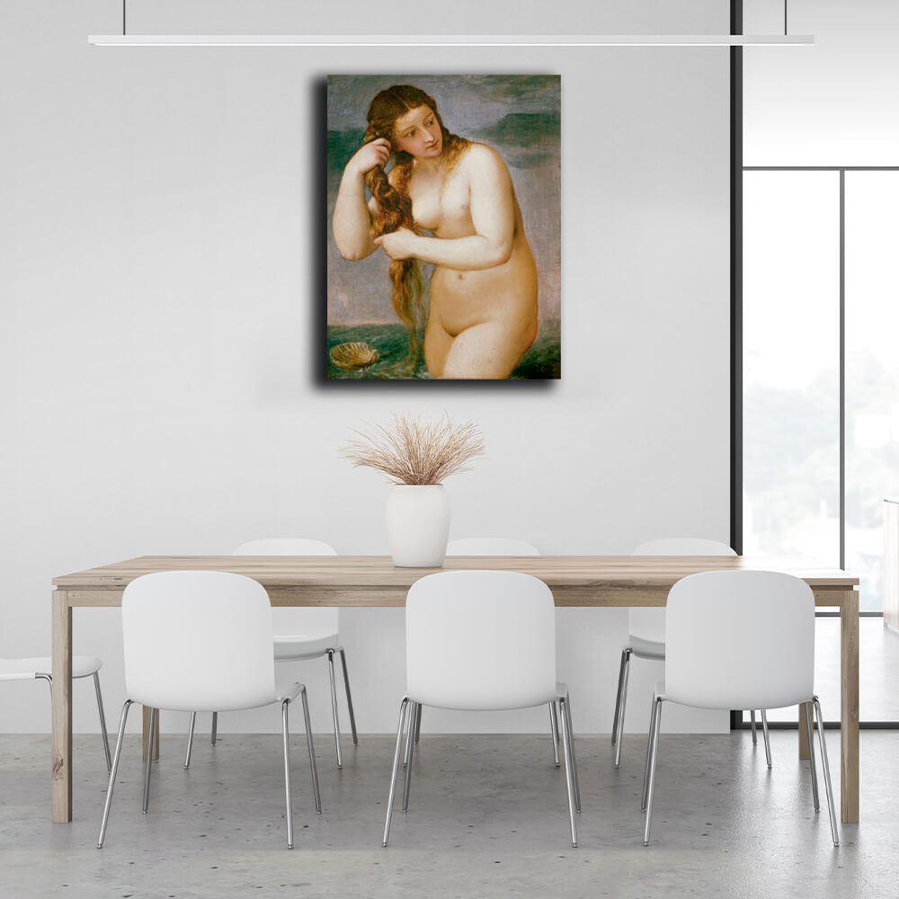 Reproduction Venus Anadiomena Titian Reproduction Canvas Wall Art Print