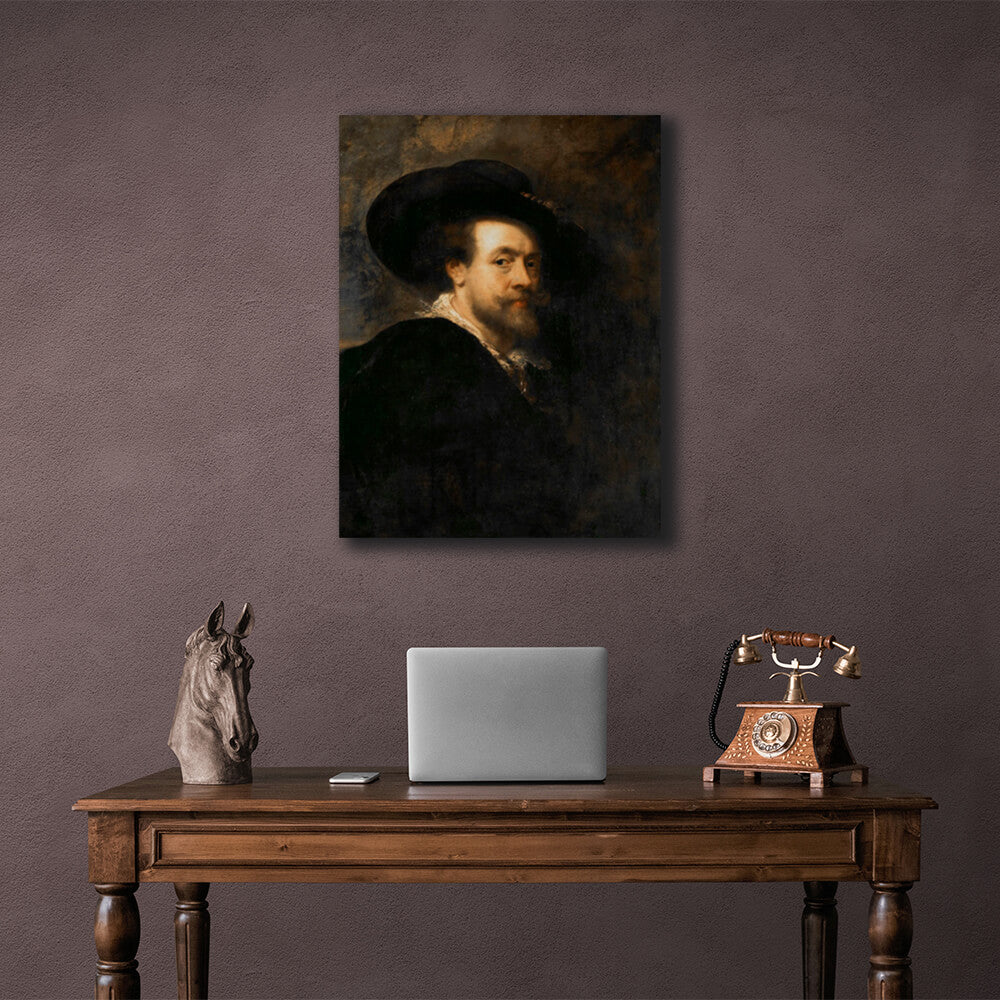 Reproduction Self-Portrait by Peter Paul Rubens. Reproduction Canvas Wall Art Print