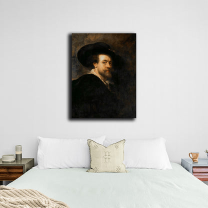 Reproduction Self-Portrait by Peter Paul Rubens. Reproduction Canvas Wall Art Print