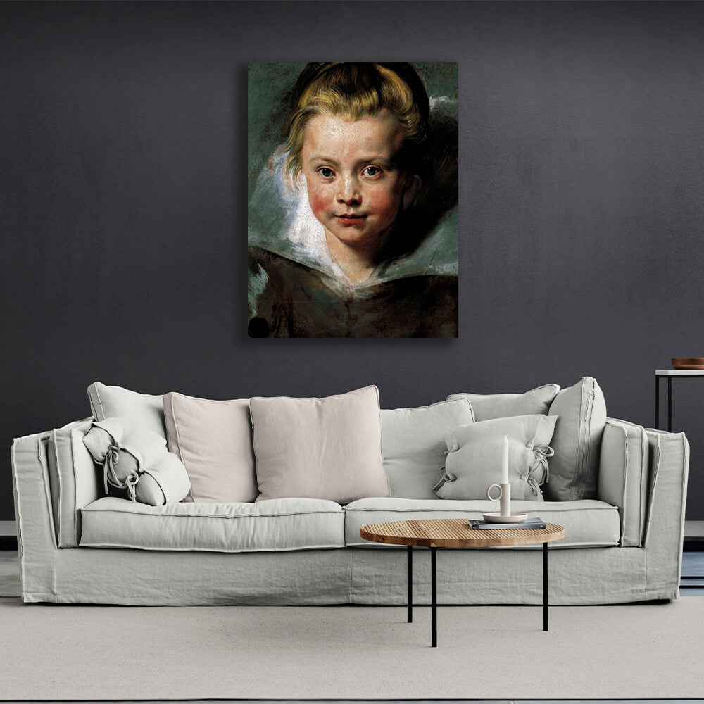 Reproduction Portrait of Clara Serena Rubens Reproduction Canvas Wall Art Print