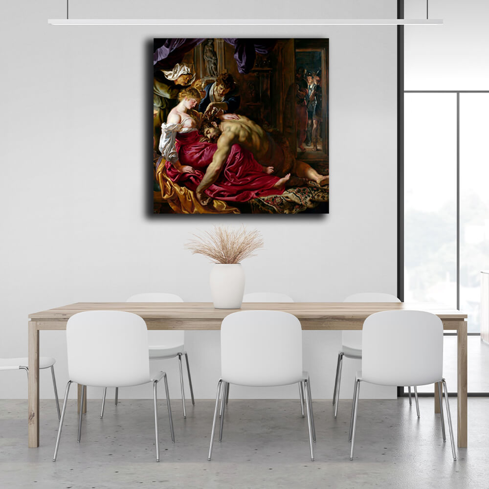 Reproduction Samson and Dalila Rubens Reproduction Canvas Wall Art Print