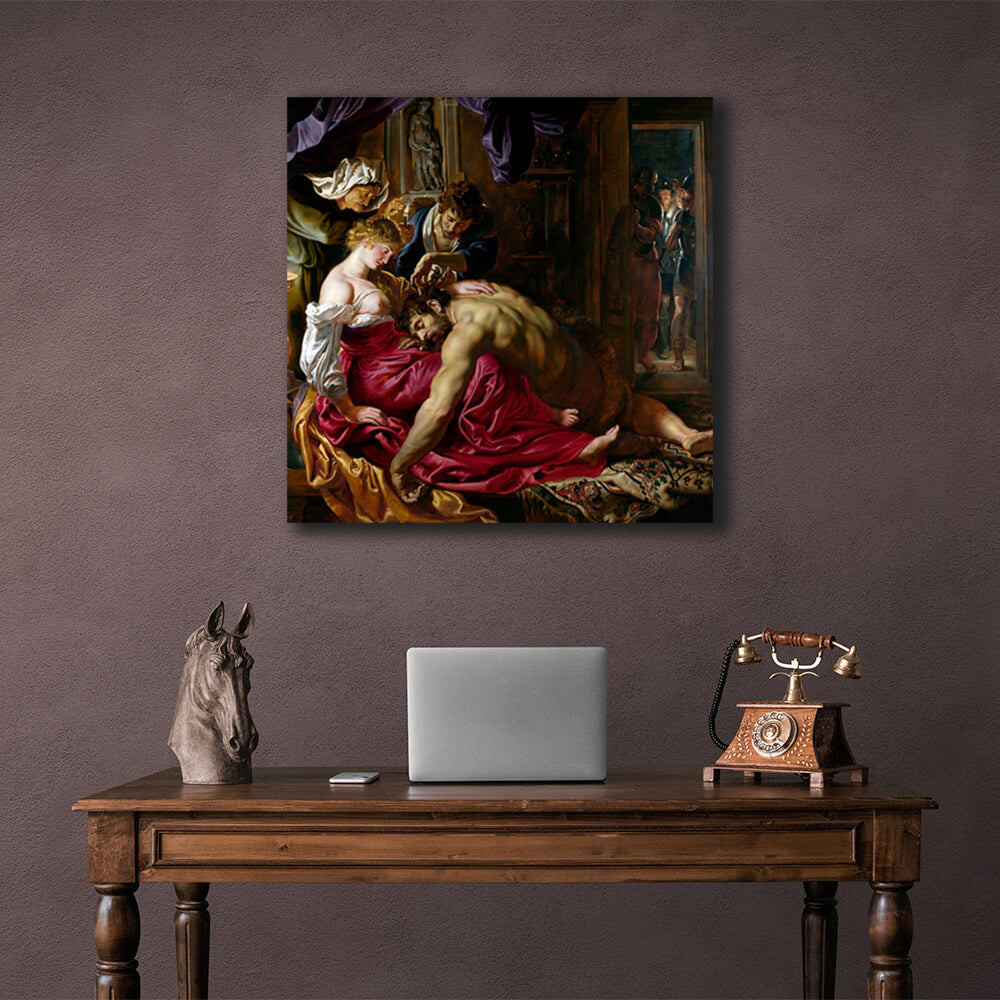 Reproduction Samson and Dalila Rubens Reproduction Canvas Wall Art Print