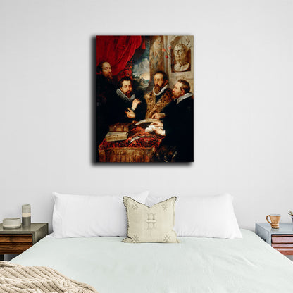 Reproduction The Four Philosophers Rubens Reproduction Canvas Wall Art Print