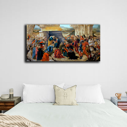 Reproduction Botticelli's Adoration of the Magi Reproduction Canvas Wall Art Print